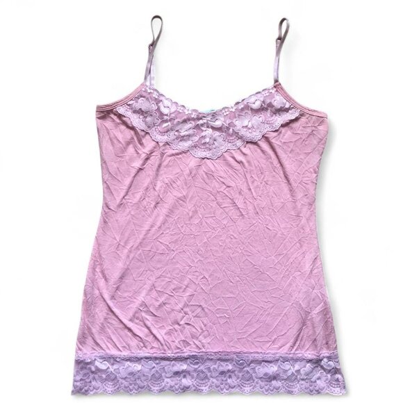 Maurices Pink Lace Cami - Picture 2 of 5